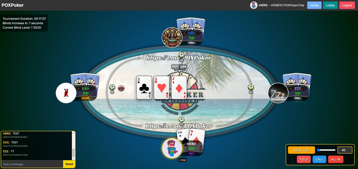 👀🤏A small sneak peek of our future application
♦️♠️♥️♣️

#POXPoker #CryptoPoker #Poker