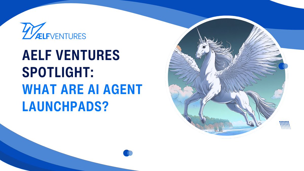aelfblockchain's tweet image. 📊aelf Ventures Spotlight: What are AI Agent Launchpads?🤖

AI Agent #launchpads are decentralised platforms that simplify the experience of creating, deploying and monetising #AIagents, establishing ecosystems where they perform tasks, manage assets and generate revenue.

Read…