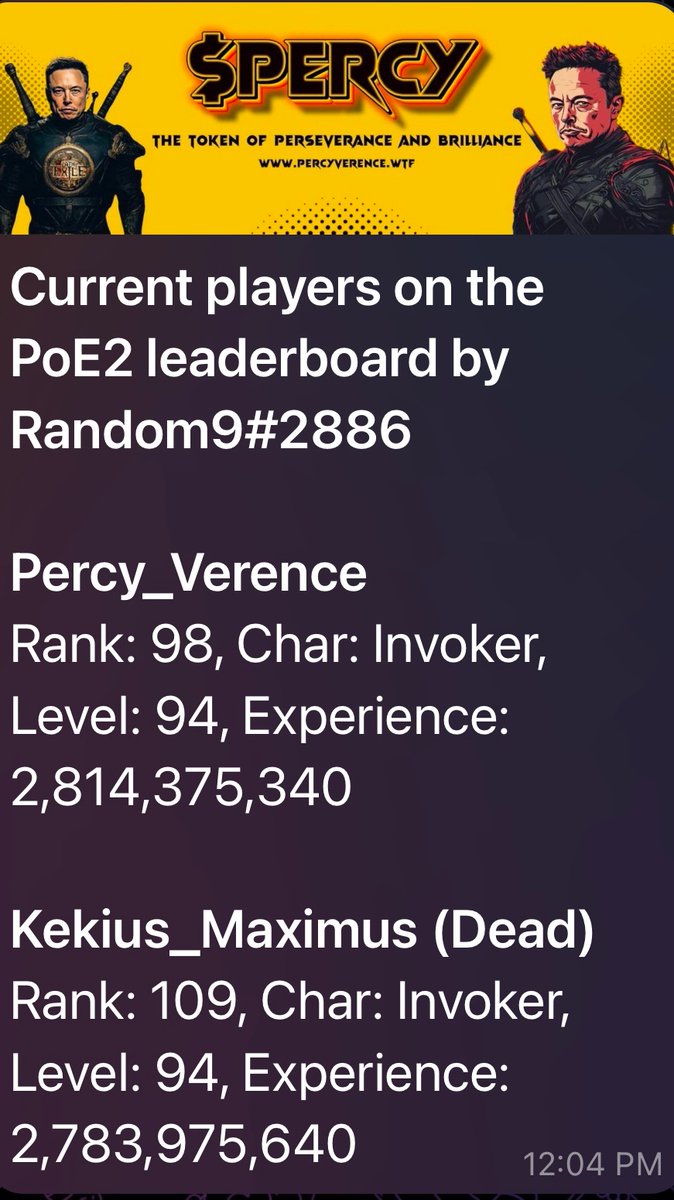 Percy CTO tweet media