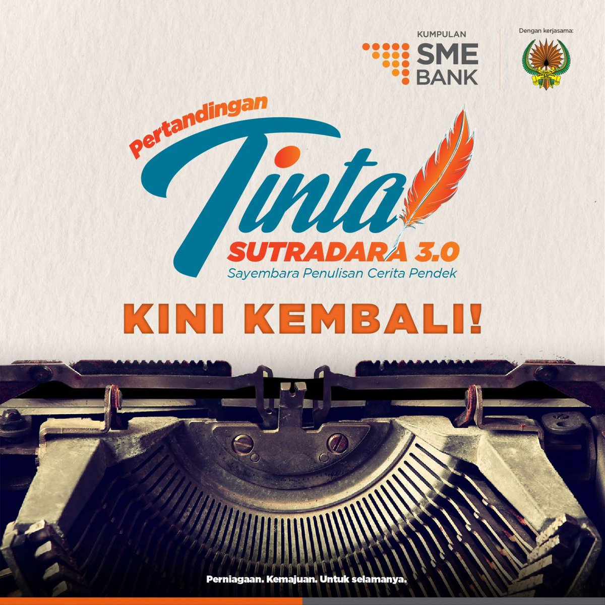 SME Bank (@sme_bank) on Twitter photo Tinta Sutradara kini kembali dengan format pertandingan yang lebih menarik.
Ingin tahu dengan lebih lanjut? Nantikan pengumuman seterusnya!
<a href="/DBPMalaysia/">Dewan Bahasa dan Pustaka</a>
#SMEBank #DBP #beyondfinancing #TintaSutradara #MalaysiaMADANI Tinta Sutradara kini kembali dengan format pertandingan yang lebih menarik.
Ingin tahu dengan lebih lanjut? Nantikan pengumuman seterusnya!
<a href="/DBPMalaysia/">Dewan Bahasa dan Pustaka</a>
#SMEBank #DBP #beyondfinancing #TintaSutradara #MalaysiaMADANI