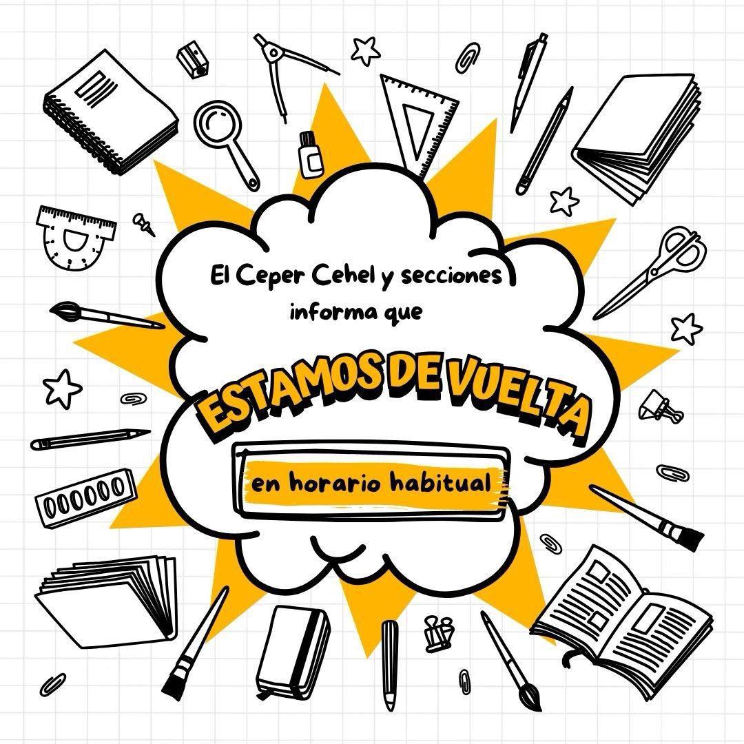 Después de los turrones y el roscón estamos de vuelta en nuestro horario habitual. Vamos que la sabiduría no espera #vueltaalcole #educapermanente #cepercehel