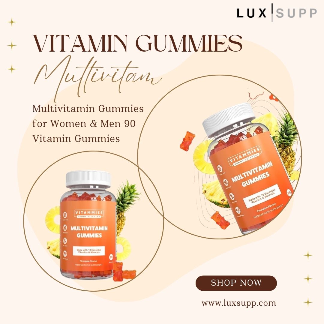 Luxsupp_uk's tweet photo. Fuel your day the tasty way! 🌟 Boost your health with Multivitamin Gummies for Women &amp; Men – packed with 90 gummies of essential vitamins for energy, immunity, and wellness. https://t.co/3w58V4ttel