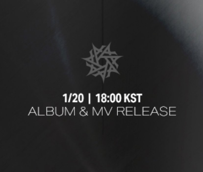 everlovejy's tweet photo. the winter heptagon logo with a seven-pointed star in the middle is so pretty... wonder if the music vid and choreo will be pointing at it as well. something like the ending of last piece. https://t.co/7IzeY5LSG8