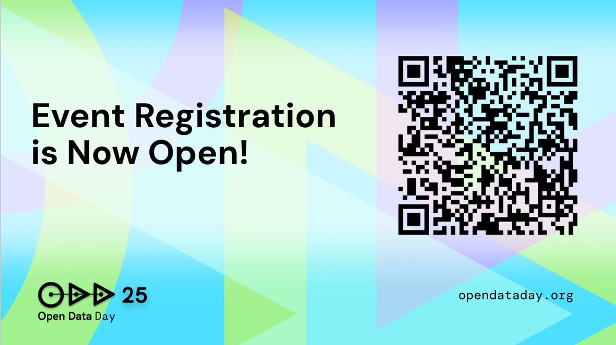 Have you decided what you want to do at this year's #OpenDataDay (1-7 March)? Don't leave it until the last minute. 

⚡️ Event registration is now open to everyone 👉🏾 opendataday.org