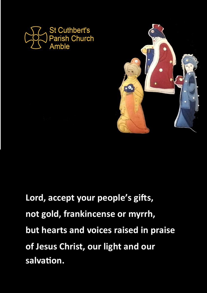 Sarah's prayer for Tuesday 7th January

As we enter the season of Epiphany we all all bring to the Lord our own gifts to use in his service.
#amblebythesea #bishopofnewcastle #ncldiocese #Northumberland