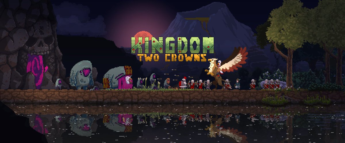 HumptyDogson's tweet photo. Cette année j'ai découvert Kingdom: Two Crowns. C'est un jeu en 2D où on peut : aller à gauche ou à droite et déposer quelques piécettes. C'est tout.
Comment les devs ont réussi à faire d'un concept si simple un tower defense passionnant avec construction de base et exploration ? https://t.co/5l0UQCC9Yp