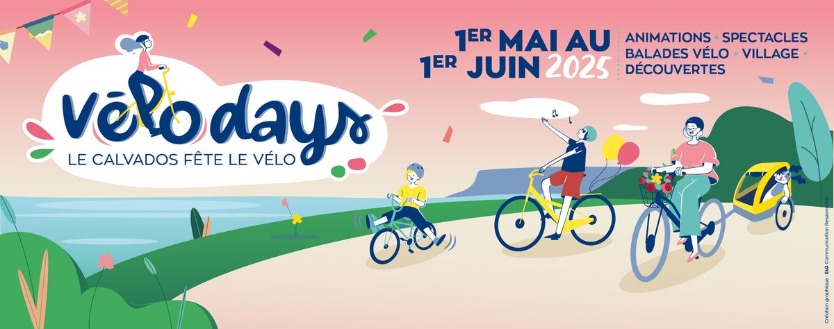 🍏🌊 Calvados Département ( parti sur Bluesky) (@calvadosdep) on Twitter photo 🗓️ Dans vos agendas ! Avec la 1ère édition des #Vélodays , le <a href="/CalvadosDep/">( parti sur Bluesky) Calvados Département🍏🌊</a> vous propose, du 1er mai au 1er juin, un mois d’animations et de festivités autour du #vélo 👉️ calvados.fr/communique/1er… #Calvados #MobilitésDouces
I <a href="/OuistrehamRB/">Ouistreham Riva-Bella</a> I @IsignyOmaha I 🗓️ Dans vos agendas ! Avec la 1ère édition des #Vélodays , le <a href="/CalvadosDep/">( parti sur Bluesky) Calvados Département🍏🌊</a> vous propose, du 1er mai au 1er juin, un mois d’animations et de festivités autour du #vélo 👉️ calvados.fr/communique/1er… #Calvados #MobilitésDouces
I <a href="/OuistrehamRB/">Ouistreham Riva-Bella</a> I @IsignyOmaha I