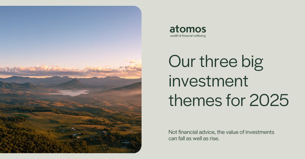 As we welcome a new year and look forward to what it may hold, we reveal our three big #investment themes for 2025. What is likely to drive outcomes in #markets over the next year? -> atomos.co.uk/knowledge-hub/…