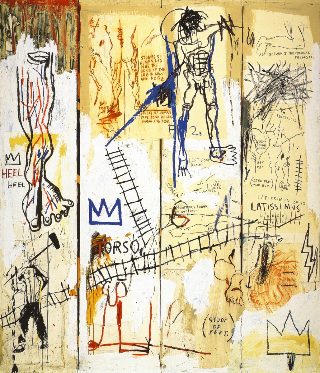 Leonardo da Vinci's Greatest Hits, 1982 #artbots #basquiat