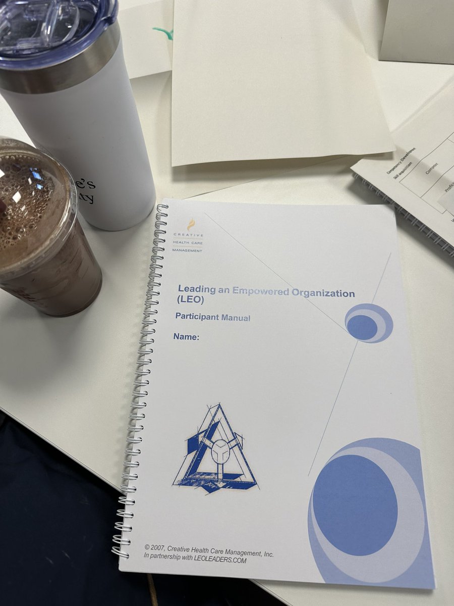 Day one of the #LEOcourse #LeadingAnEmpoweredOrganisation. I’ve heard great things &amp; looking forward to learning new methods to apply in my practice!