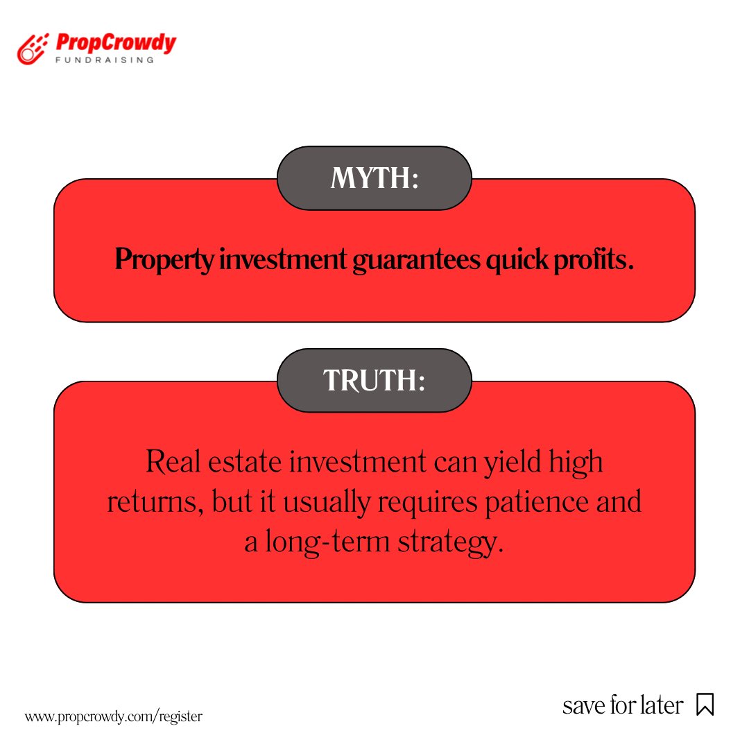 propcrowdy_ng's tweet photo. Think you need millions to start in real estate? Think again! We're debunking myths and showing how you can start investing smart. Learn the truth with PropCrowdy today!

#realestate #propertyinvestment #realestatemyths #propcrowdy https://t.co/JBPaLzSZuf