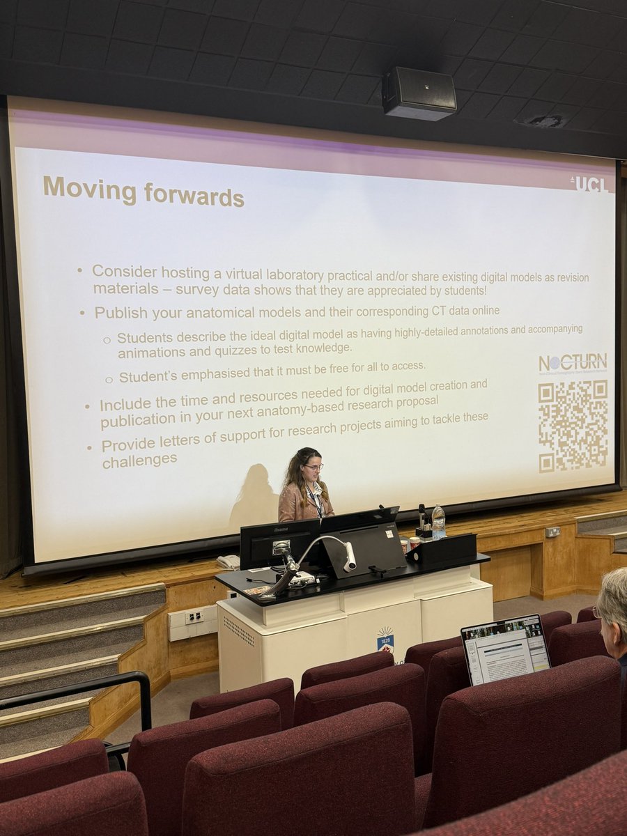 Brilliant talk on the challenges in animal anatomy education using microCT-derived digital models 🐕 by Dr. Alice Leavey - thank you for sharing Veterinary students perspectives in implementing these educational models! 📚
#AnatSocWinter24 #AnatSocUCLan