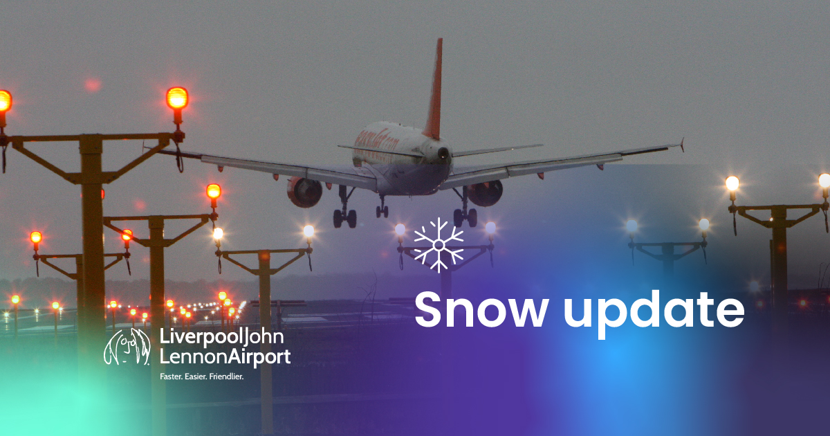 Our runway is now open and flights should resume shortly. Safety is our uppermost priority and we would like to thank passengers for their patience whilst we cleared the snow and ice. 

The earlier runway closure means many flights are now subject to delays and passengers are