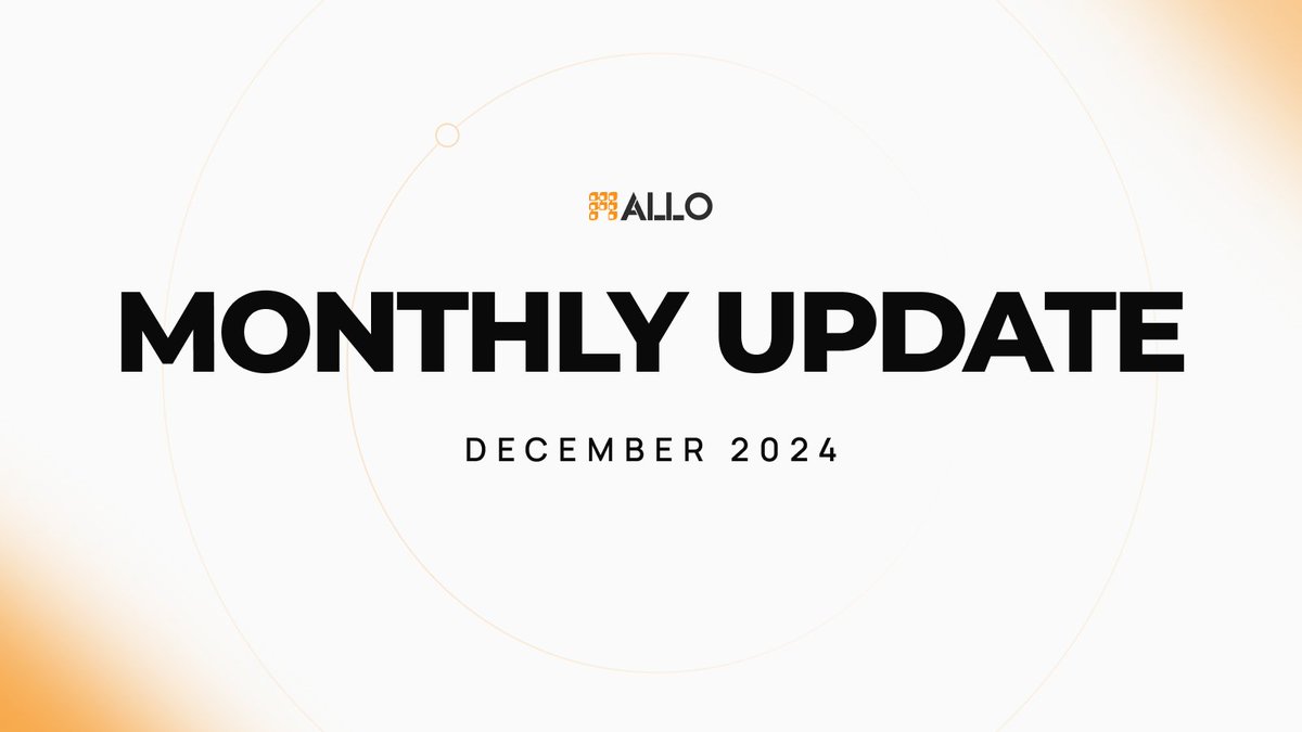 allo_xyz's tweet image. We&apos;ve had another outstanding month, with record-fast deployment of epic product upgrades, and partnership announcements all while continuing to engage and grow our community.

December Recap ⤵️