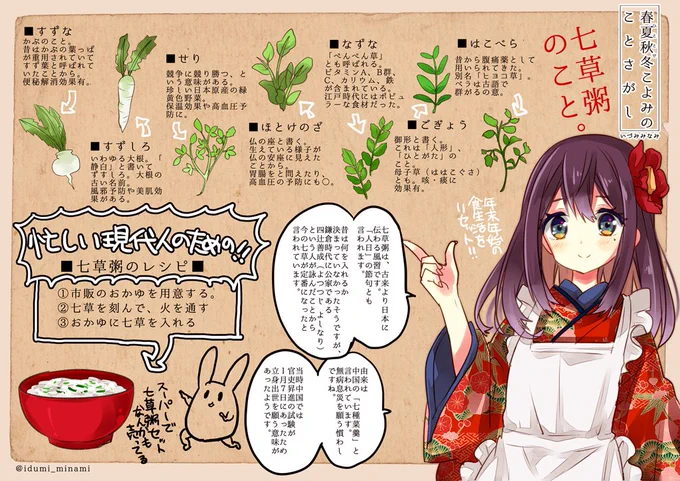 七草粥の話(再掲) 