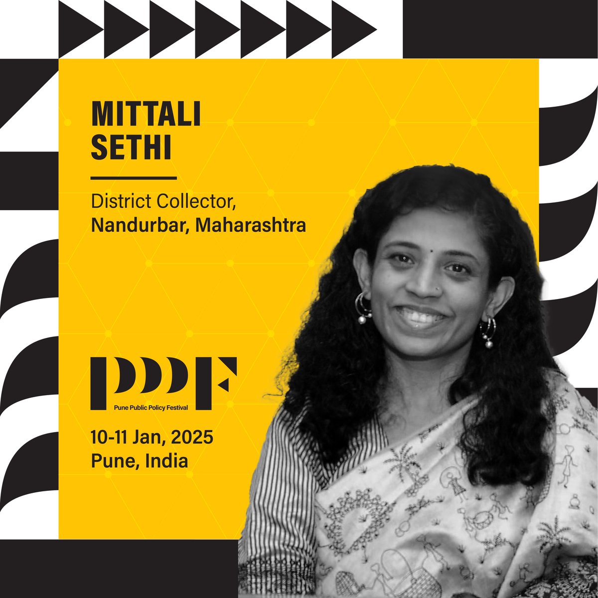 Pune Public Policy Festival (@puneppf) on Twitter photo Meet <a href="/MittaliSethiIAS/">Mittali Sethi</a> at PPPF 2025!
Mittali Sethi, an IAS officer from the 2017 batch, is the District Collector of Nandurbar, Maharashtra, known for her transformative approach to governance. With a rich career spanning roles like Director of VANAMATI, Project Officer for ITDP Meet <a href="/MittaliSethiIAS/">Mittali Sethi</a> at PPPF 2025!
Mittali Sethi, an IAS officer from the 2017 batch, is the District Collector of Nandurbar, Maharashtra, known for her transformative approach to governance. With a rich career spanning roles like Director of VANAMATI, Project Officer for ITDP