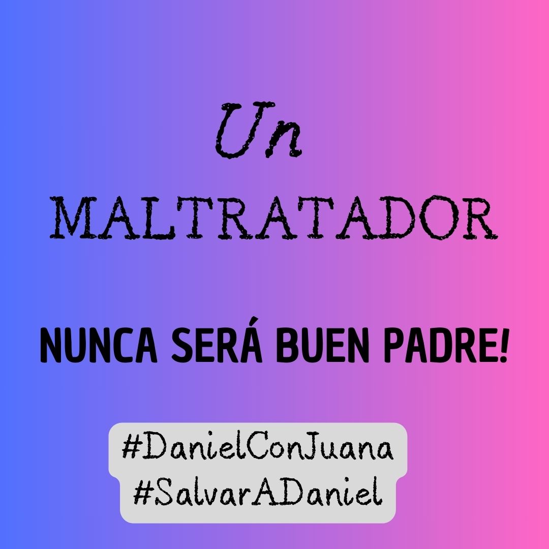 mareavioletasan's tweet photo. Hay que proteger a la infancia de sus padres maltratadores.
No nos volvamos a equivocar y protejamos la vida de Daniel antes de que sea tarde, luego de nada valen lamentaciones, indemnizaciones, etc.
Es URGENTE, es su vida lo que está en juego
#DanielConJuana
#SalvarADaniel https://t.co/7WciS0ltla