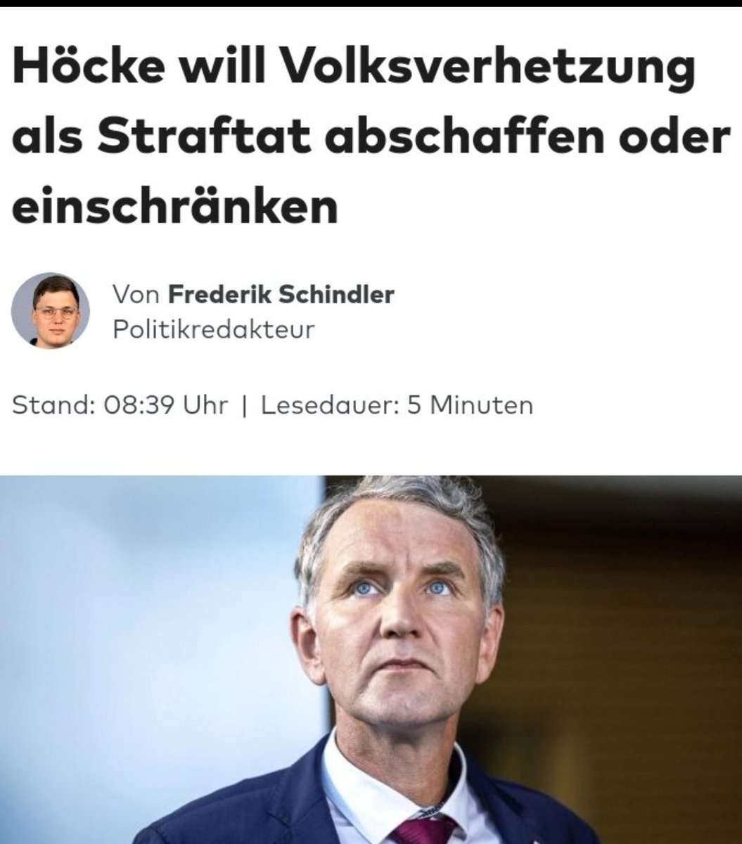 Achtung, das ist absolut gefährlich!!! Denn dann kommt noch dazu, wenn das durchgeht, wird die Sprache anders, die Wähler dieser Partei und der CDU werden solange getriggert, bis sie Veränderungen von Gesetzen fordern, immer lauter und vor allem radikaler. Diese Veränderungen