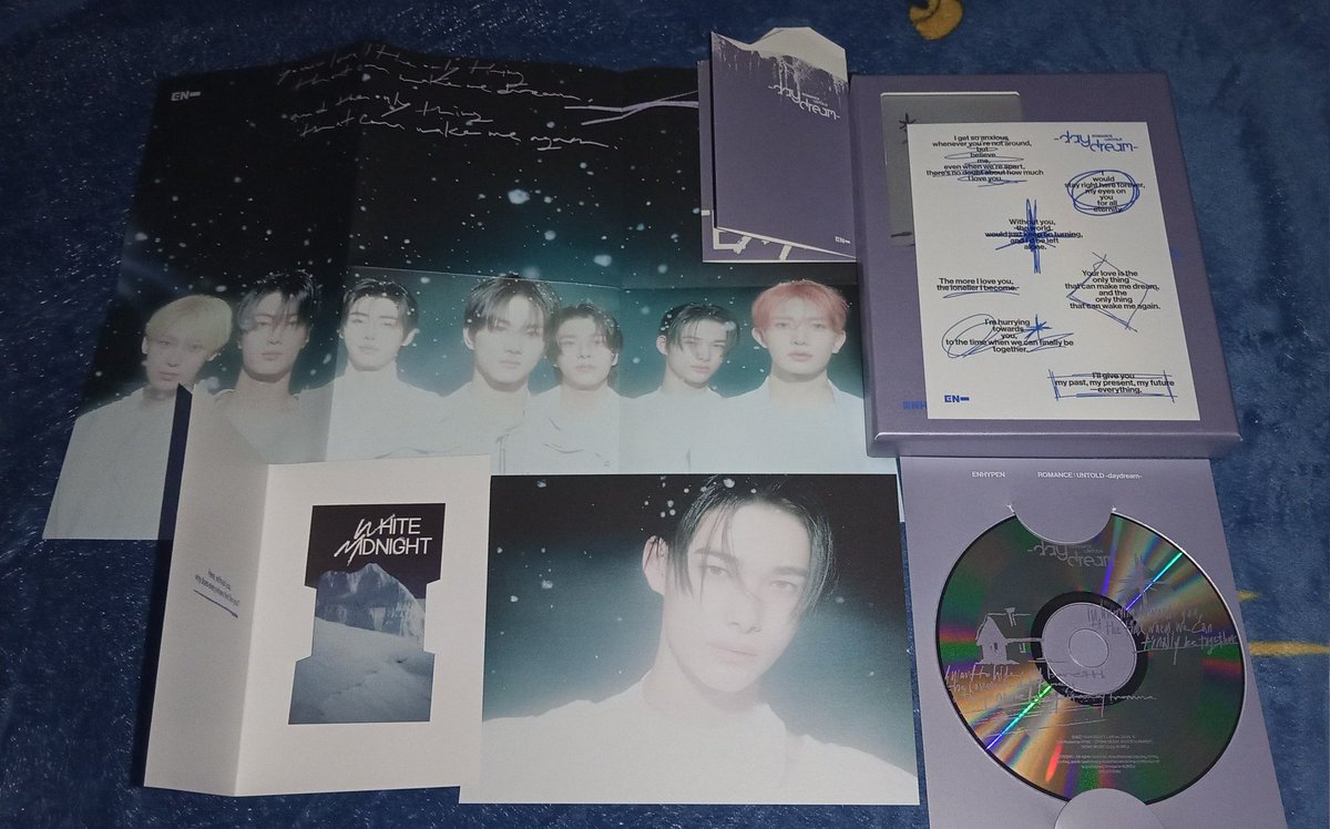 Chamaleony_'s tweet photo. wts ina photocard enhypen, nct dream, boynextdoor, stray kids, &amp;team andteam. Album only Romance-Untold Daydream weverse heeseung, ni-ki, sunghoon, jake. Sungho bnd, chenle, jaemin somethinc, felix appmus rockstar. Album minus pc &amp; qr

Bisa keep event sampe 2.2✅
🏡 Dom Karawang https://t.co/mV0GICm1Pv