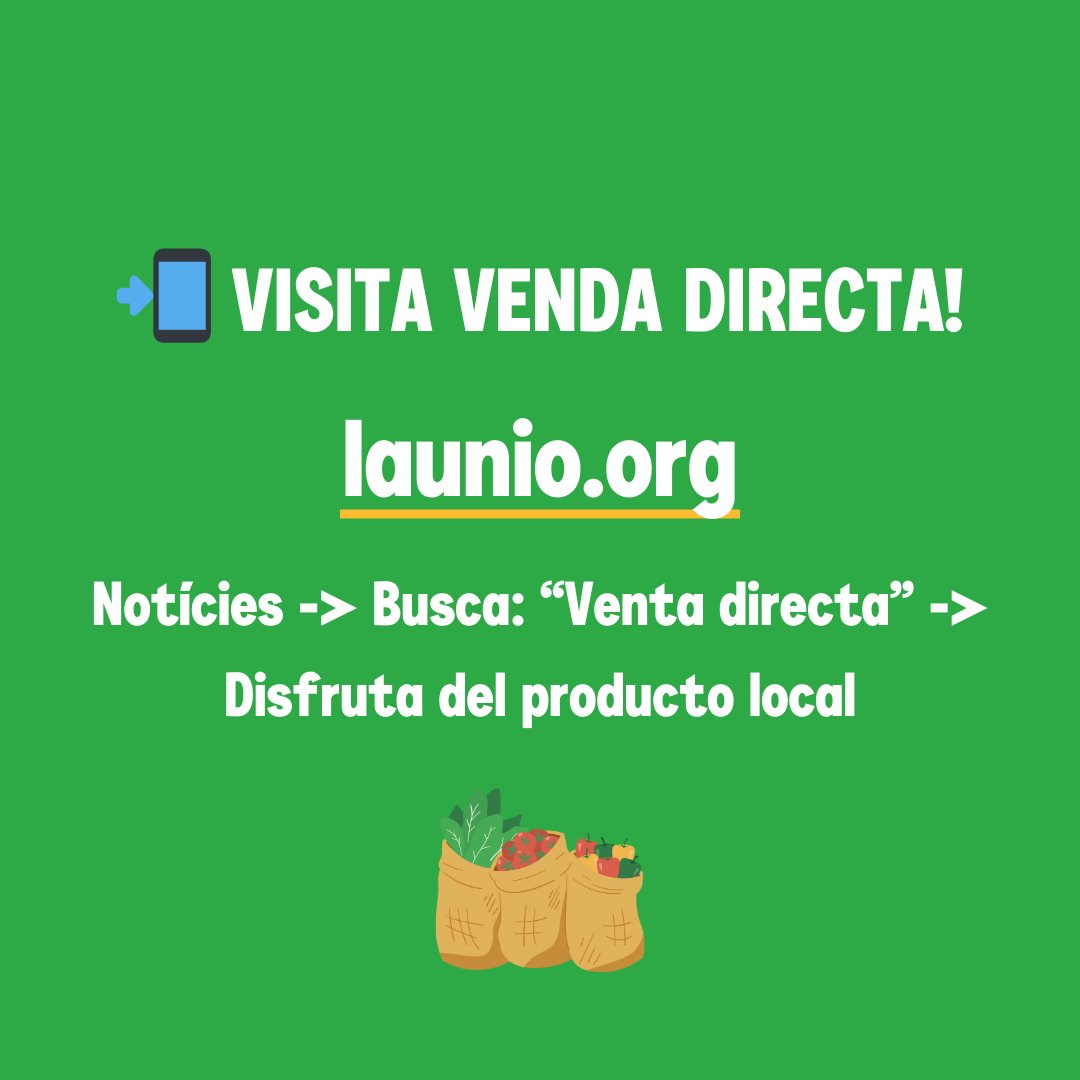 🌱 Mai t’havies plantejat comprar directament als agricultors?

🛒 Ara és possible amb la nostra nova secció Venda Directa! Descobreix productes de proximitat, contacta amb els productors i aposta pel sabor autèntic. 🍅🐝🍋

#VendaDirecta #ProductesDeProximitat #AgriculturaLocal