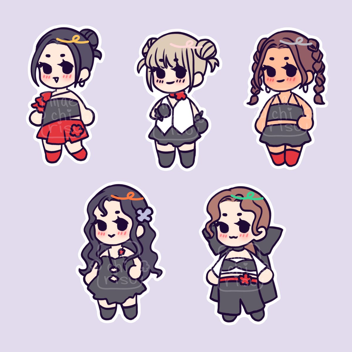 maechirisu's tweet photo. more loona stickers 🍏 #loonathefanart #loona #artms #loossemble https://t.co/sG73kay7yG