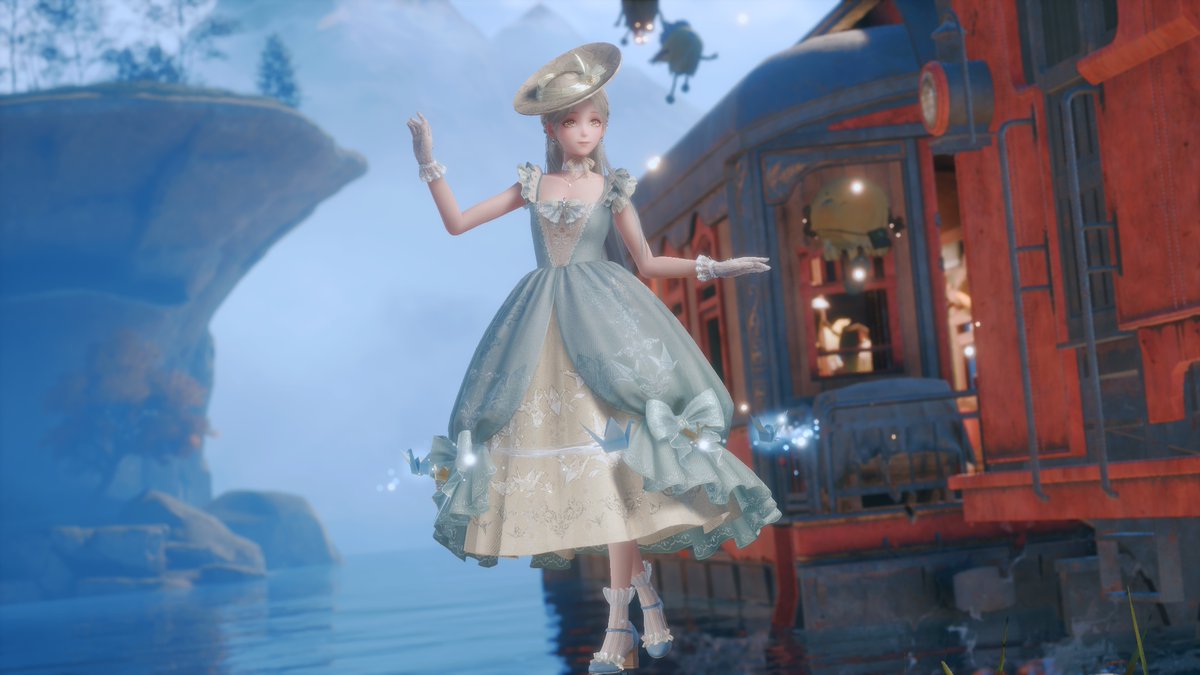 Ayaneko_Nikki's tweet image. Had to take the train yesterday but it took too long so i started a little photoshoot

ended up missing the train 3 times 😂
#infinitynikki #infinitynikkitwt