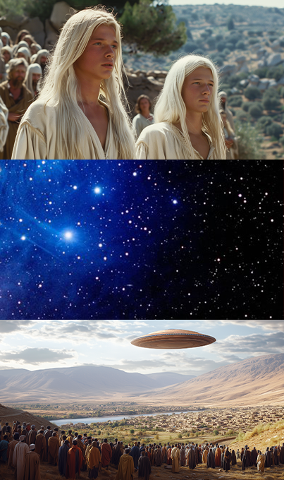 Pleiadians in the Bible

Ancient scriptures tell stories of contact with both dark and light non-human intelligence.

Because many humans lacked moral discernment, dark forces that commanded violence and sacrifice rituals were often worshiped as God, while light forces teaching
