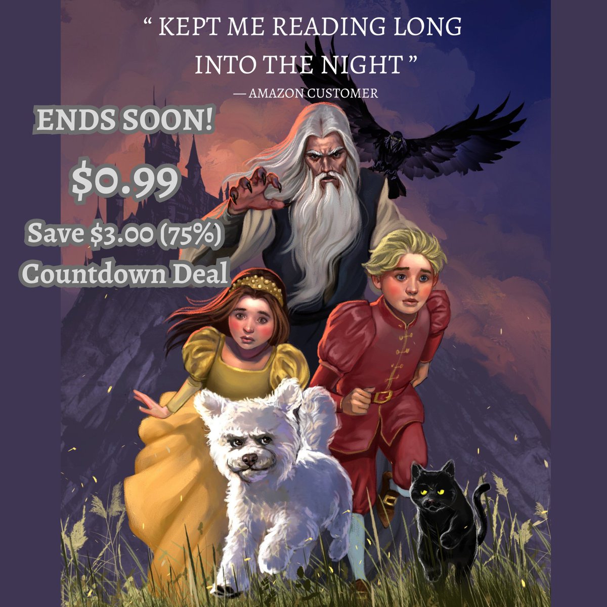 Feeling a little drained? Give your spirit a boost with your 99 cent copy of A Leap into Darkness. Jake the Bichon and his merry band of talking friends need you!

Sale ends 1/10!

amazon.com/Leap-into-Dark…