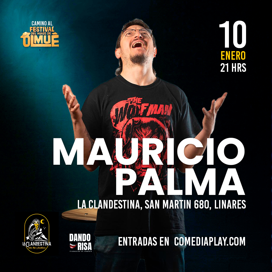 Altoooo!✋ No dejes pasar la gira de Mauricio Palma camino al Festival del Huaso de Olmué 2025. 

Entradas disponibles en comediaplay.com

#festivaldeolmue #standupcomedy #comediachilena #comediaplay #olmue