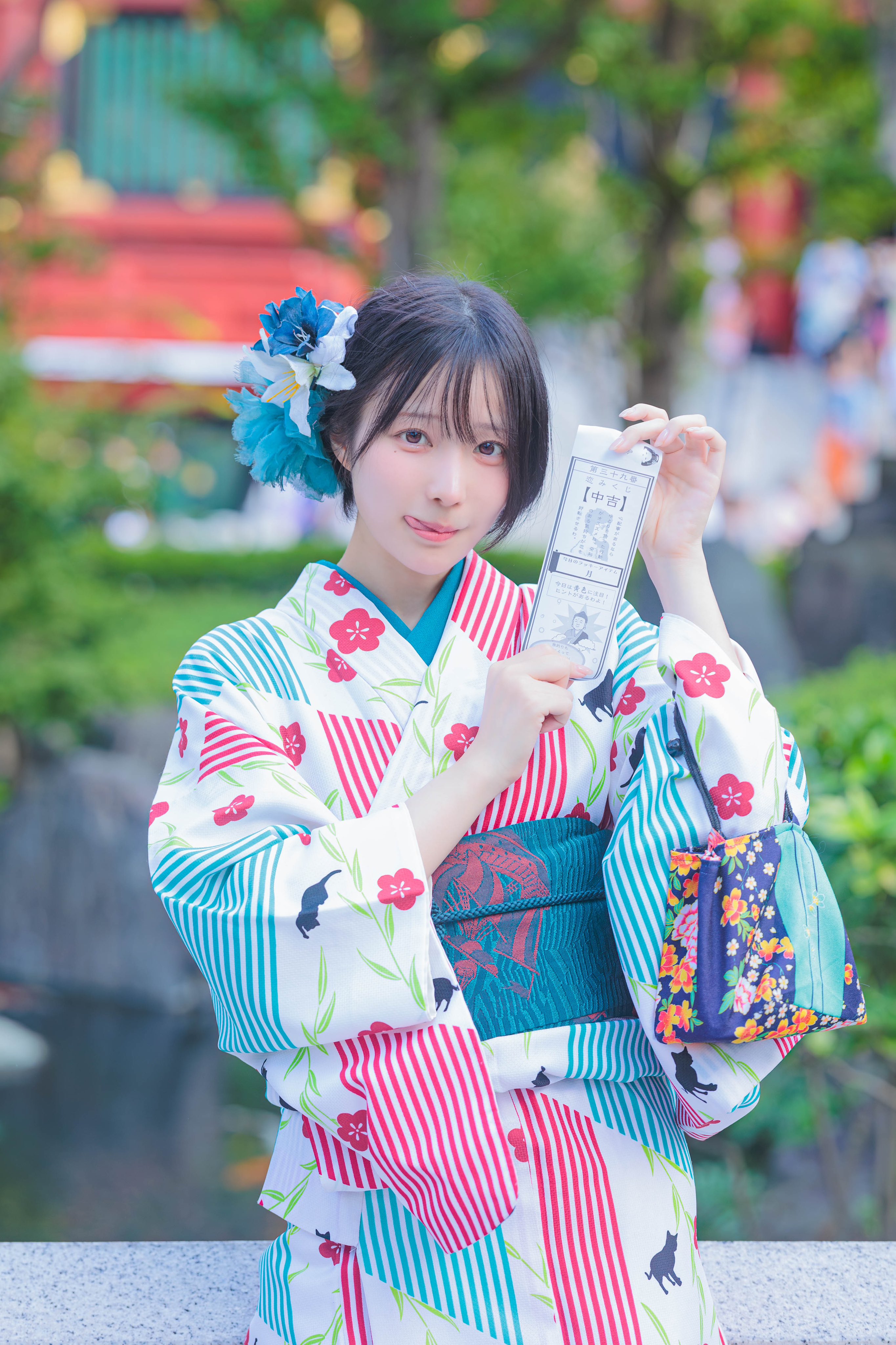 服と着物と天然石さま専用（原画）春風が吹く街 ほか　2点おまとめ 鳥取・倉吉・着物レンタル】倉吉絣でまち歩き！ほどき紙