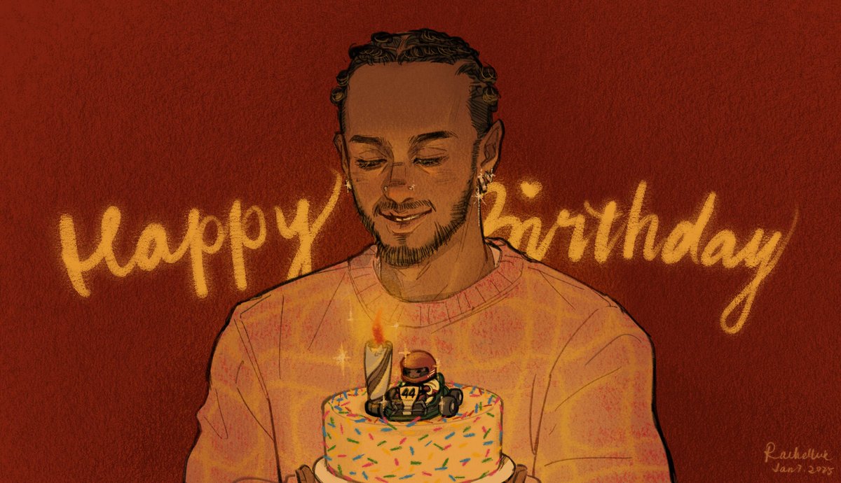 _RachelLuk's tweet photo. happy birthday🫶🏻#LewisHamilton #f1 #f1art #HappyBirthdayLewisHamilton https://t.co/LDOz1PqJvY