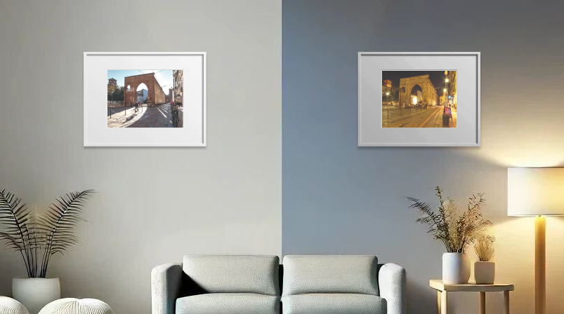 Reflect your mood, match your surroundings☀️➡️🌙

AELIG gives you the freedom and convenience of switching art pieces, as simple as day becoming night. Change your art effortlessly with just a few taps on our app. ✨

Special thanks to <a href="/cesare_gualdoni/">Cesare Gualdoni</a> for the stunning art