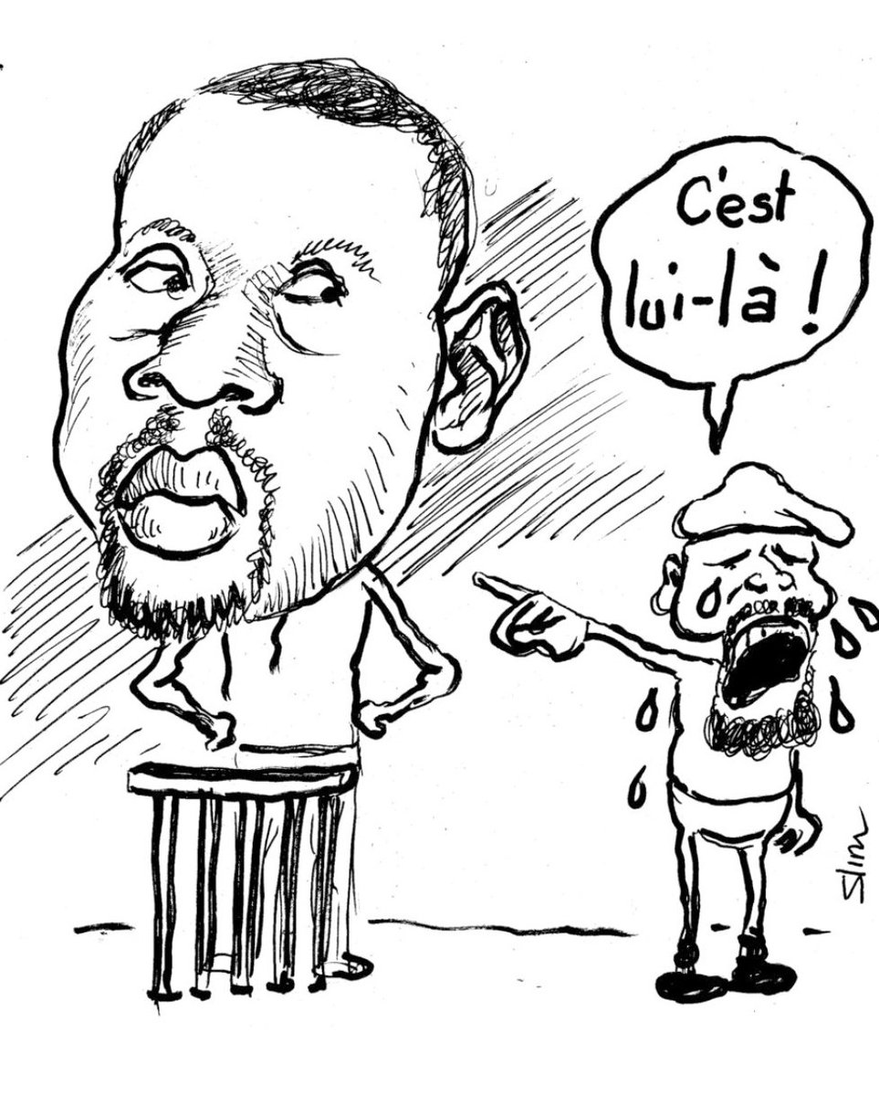 Le chef de ľEtat offensé. <a href="/LeLynxGN/">Le Lynx</a> #Guinée
