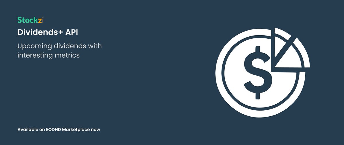 eodhd_apis's tweet image. Dividends+ : Your Secret Weapon for Dividend Feeds

Simplicity is key: A minimalistic yet a “must-have” API from our partner, Stockzi Global, dedicated to dividends. Please welcome a new addition to our API Marketplace.

Dividends+ is a daily report in API format that shows…