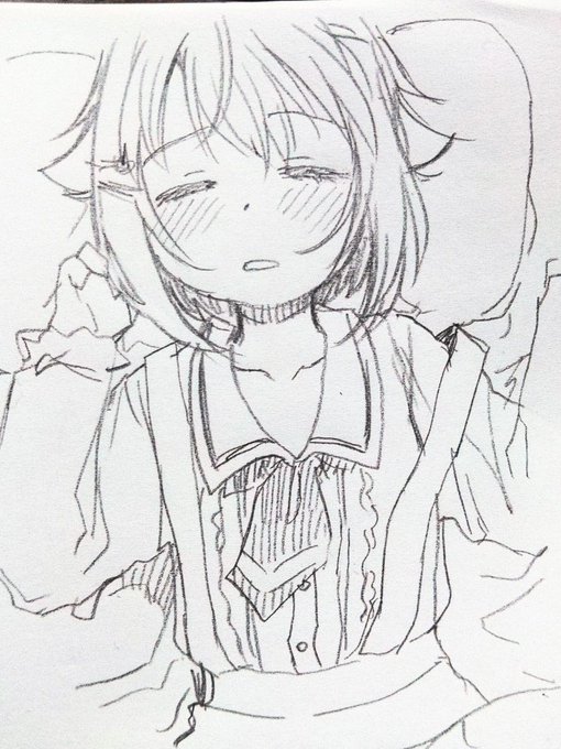 夜深けのらくがき
疲れて服のまま寝ちゃう幸子(uωu*)
お疲れさま、朝風呂に入ろうね 