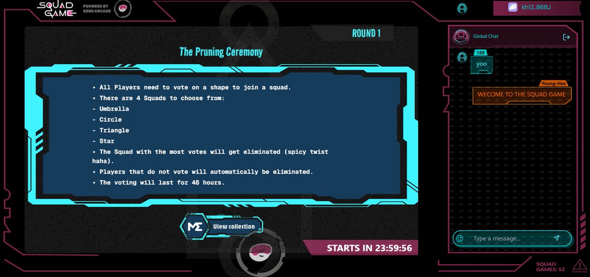sendarcadefun's tweet photo. The Squad Game Round 1 Starts in 24 hours. Tick-Tock-Tick.⏰

Its time to get assembled at https://t.co/apVRccRmiP🔪 https://t.co/Bep3EYcryw