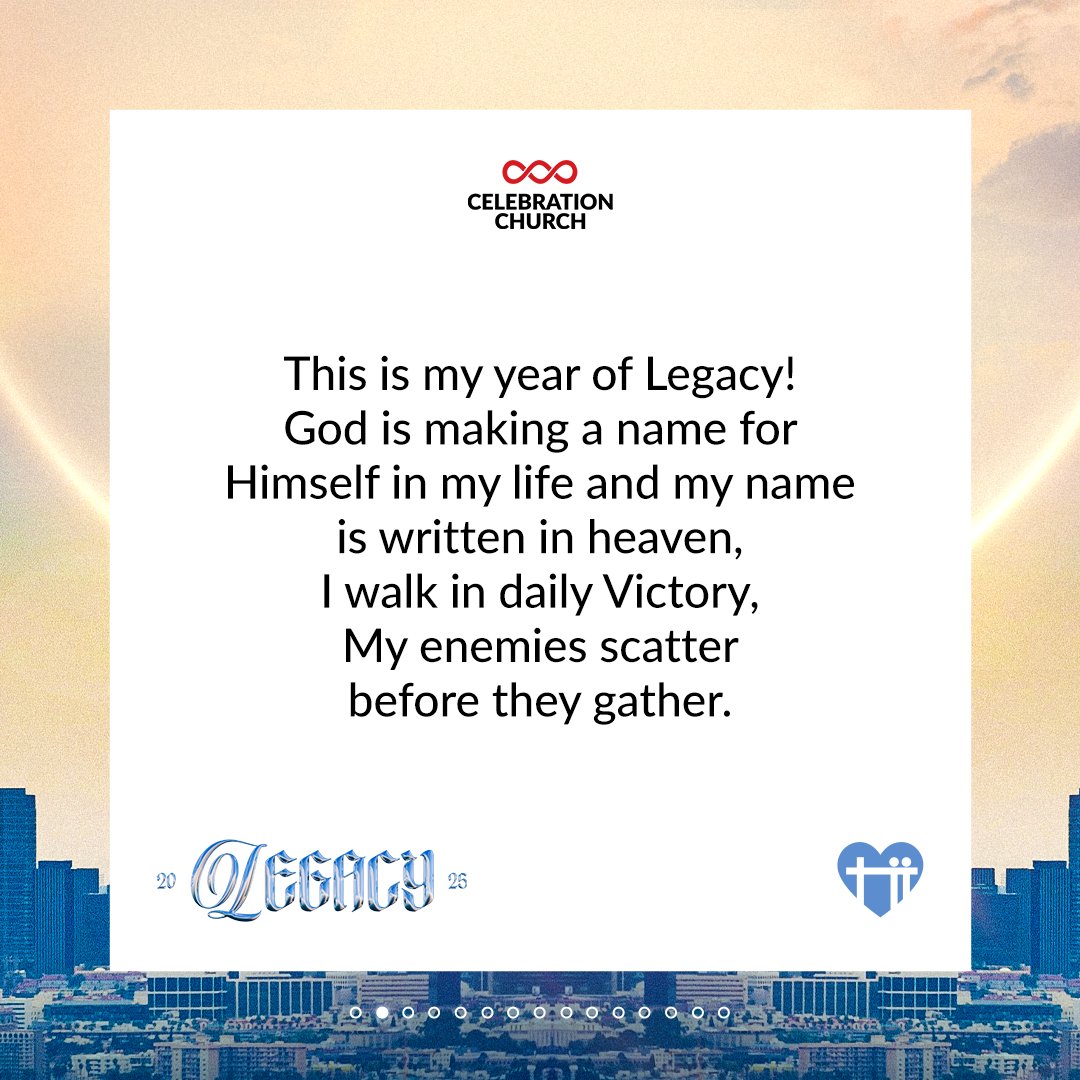 cci__global's tweet photo. It's our year of LEGACY!

With our words, we can and will shape the course of 2025. 🥳 

Keep these words handy, this year will be just as the Lord as said it will be👌🏾

#2025Confession 
#cciglobal https://t.co/vQ7izsplPe