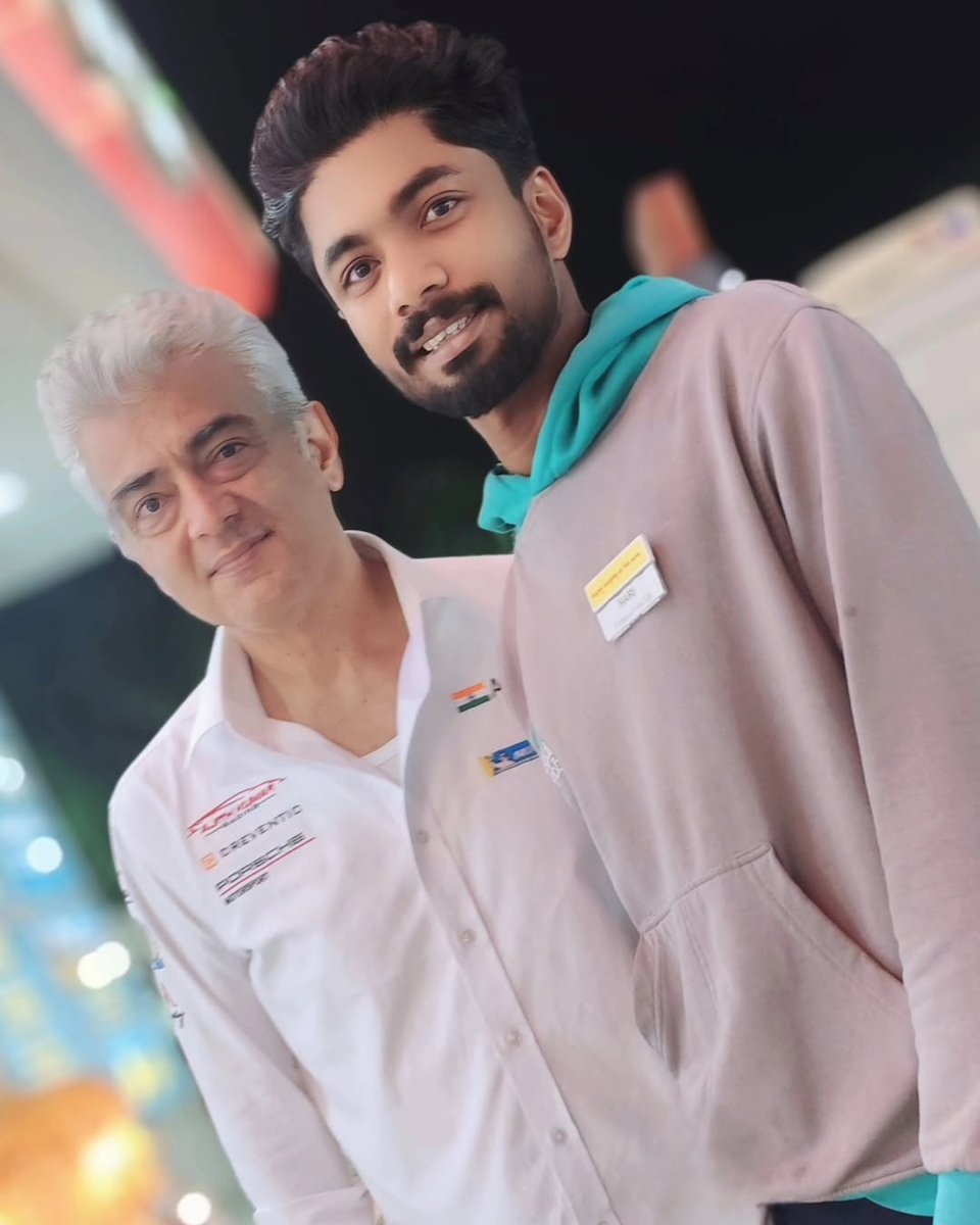 Exclusive pic of 🤍 Thala 🙌 

#Ajithkumar #GoodBadUgly #VidaaMuyarchi  #AjithkumarRacing