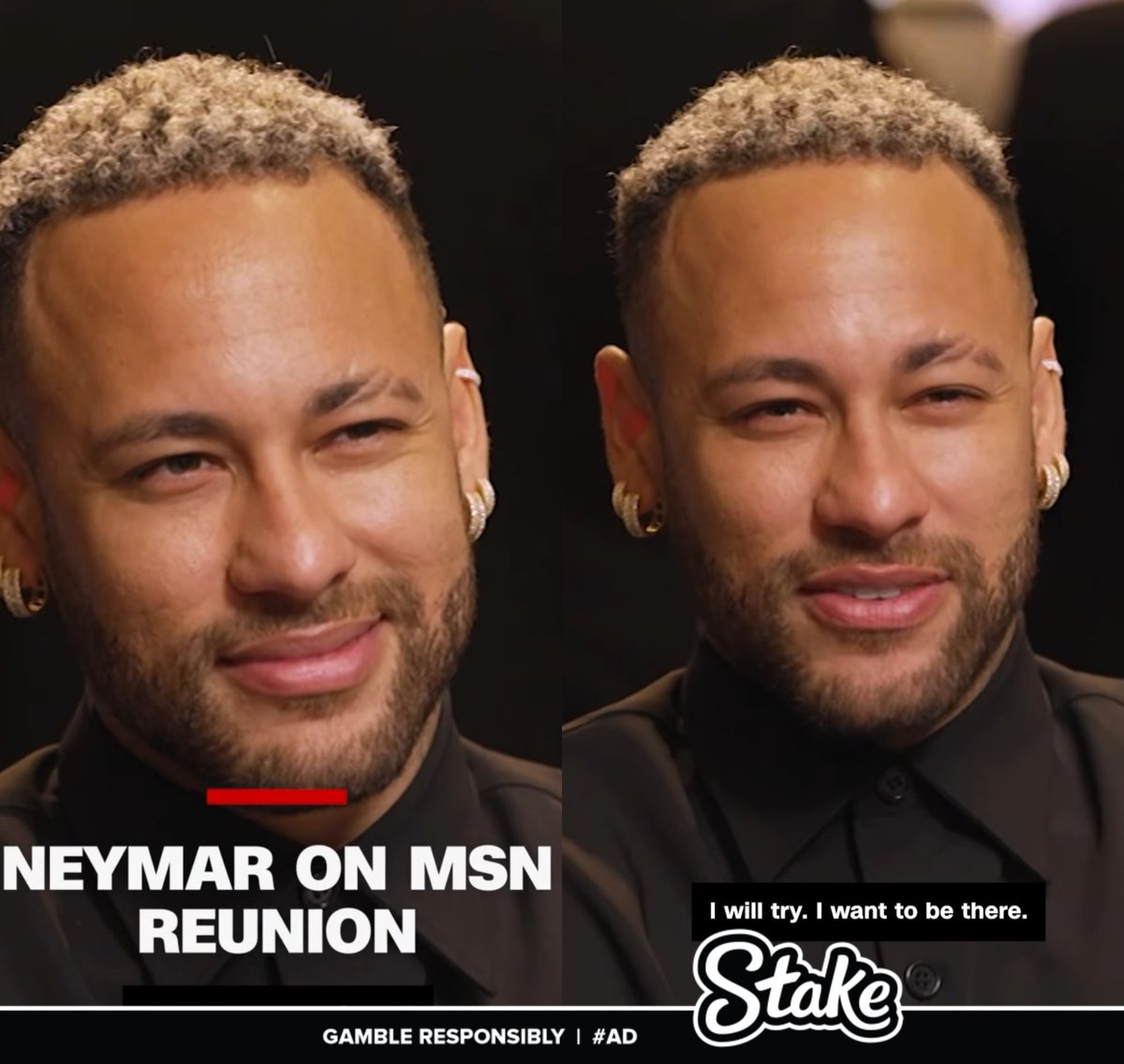 Q : Do you want the MSN reunion at Inter Miami ?

🚨💣 🗣️Neymar Jr to CNN Sport :

“Ofcourse. It would be incredible. Messi &amp; Suarez are my friends and we talk everyday. We agreed at Barca to play together again before retirement. We have our group only three of us.”

Q : Playing