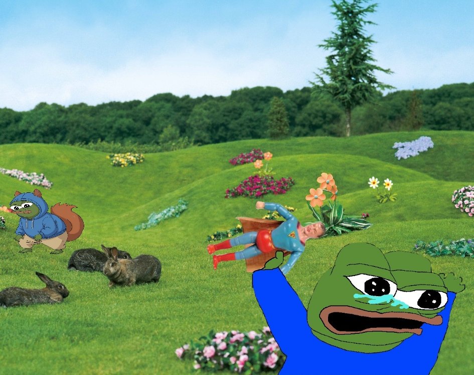 GM Frens, ☕🐸☀️
One day in teletubby land it was Apu's turn to wear the skirt...
