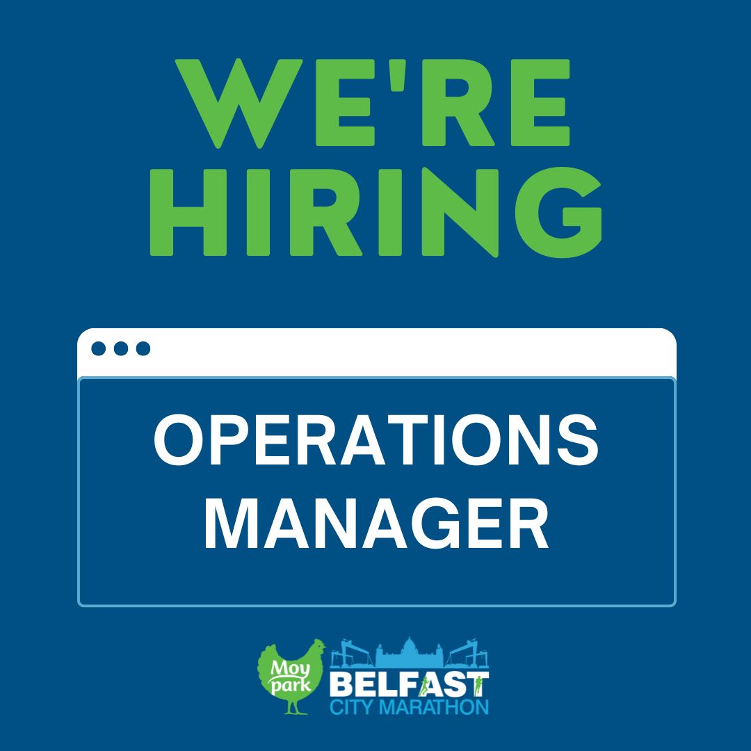 🚨 We're Hiring: Operations Manager 🚨

Join the Belfast City Marathon team! 🏃‍♂️

🗓️ Apply by 12noon, Fri 24th Jan
📅 Interviews: Fri 31st Jan
📄 Details &amp; applications:  belfastcitymarathon.com/event-info/jobs

#NowHiring #OperationsManager #BelfastJobs