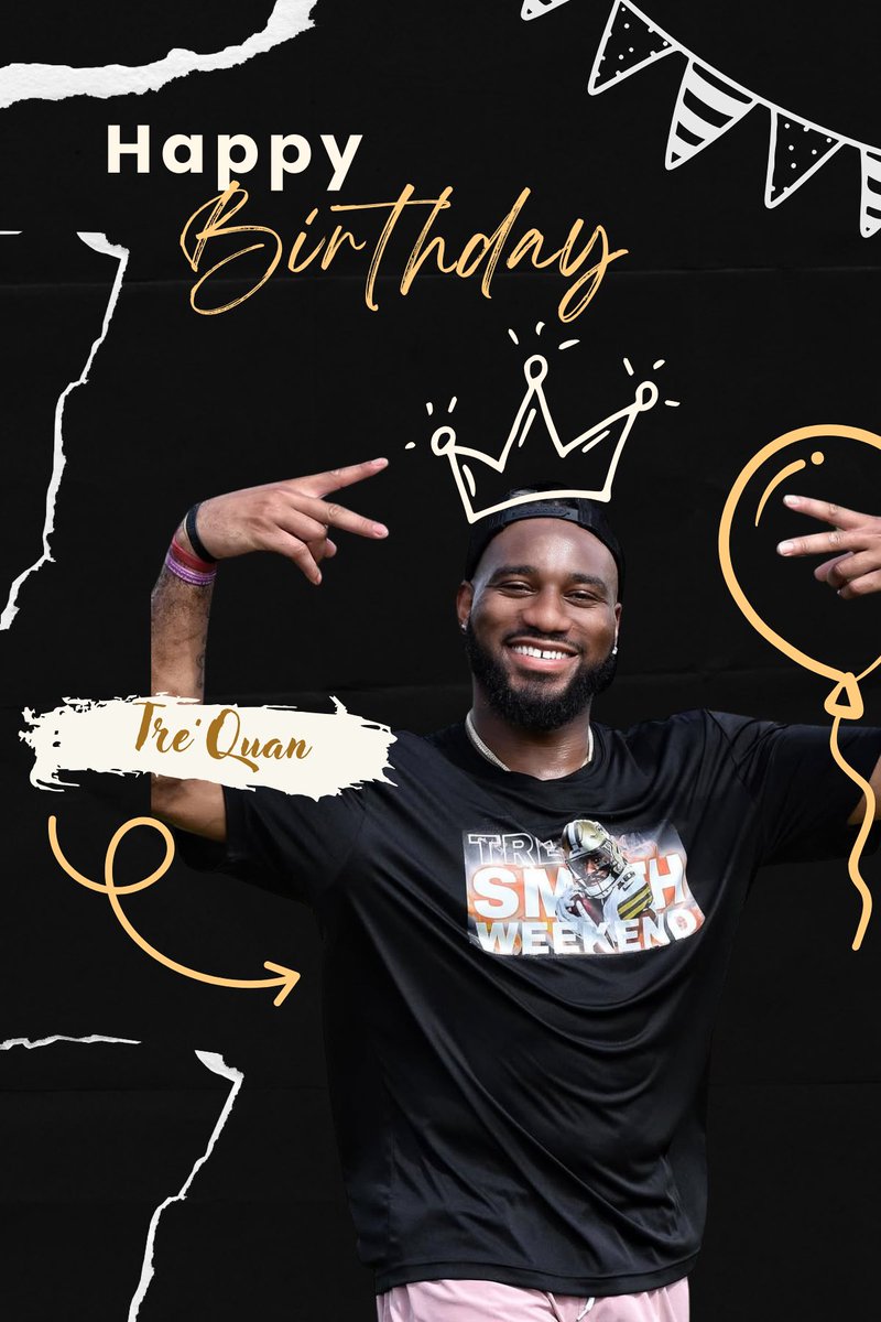 The Tre’Quan Smith Foundation (@tqs_foundation) on Twitter photo Help us wish our founder <a href="/TreQuanSmithUCF/">Tre'Quan Smith</a> the HAPPIEST of BIRTHDAYS today! 🥳🥳🥳🥳 We pray your day is as blessed and filled will with so much joy as you are Tre! 🥳😘
#trequansmith #trequansmithfoundation #happybirthday Help us wish our founder <a href="/TreQuanSmithUCF/">Tre'Quan Smith</a> the HAPPIEST of BIRTHDAYS today! 🥳🥳🥳🥳 We pray your day is as blessed and filled will with so much joy as you are Tre! 🥳😘
#trequansmith #trequansmithfoundation #happybirthday
