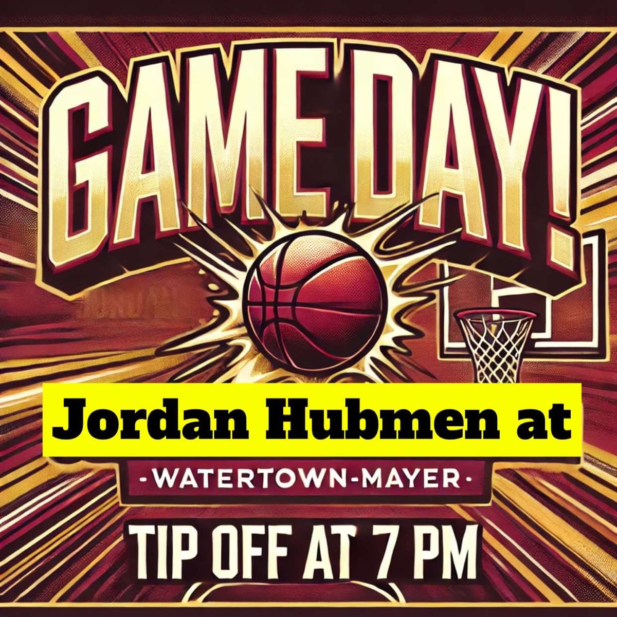 3 games on the road this week! Starts tonight at Watertown-Mayer. 

#RoadWarriors 
#BuildingChampions 🏀🔨🏆