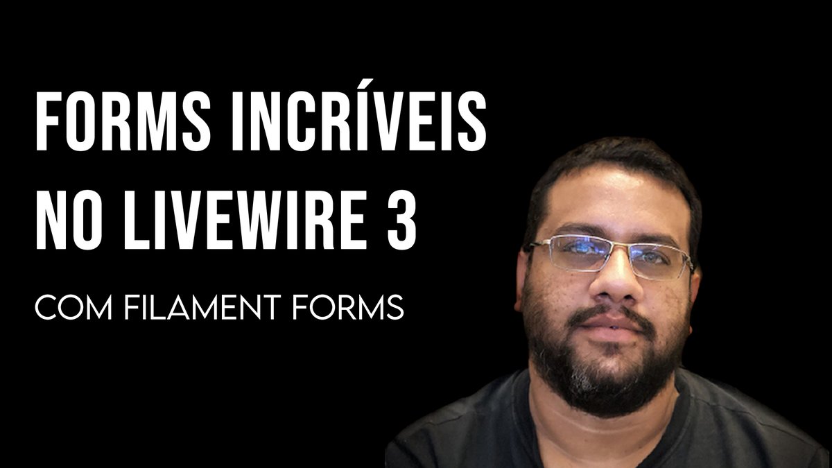 Criando FORMs Incríveis no Livewire 3 com Filament Forms

Acompanhe em youtu.be/uzyxJ2LIOBc?si…

#livewire #laravel #filamentphp