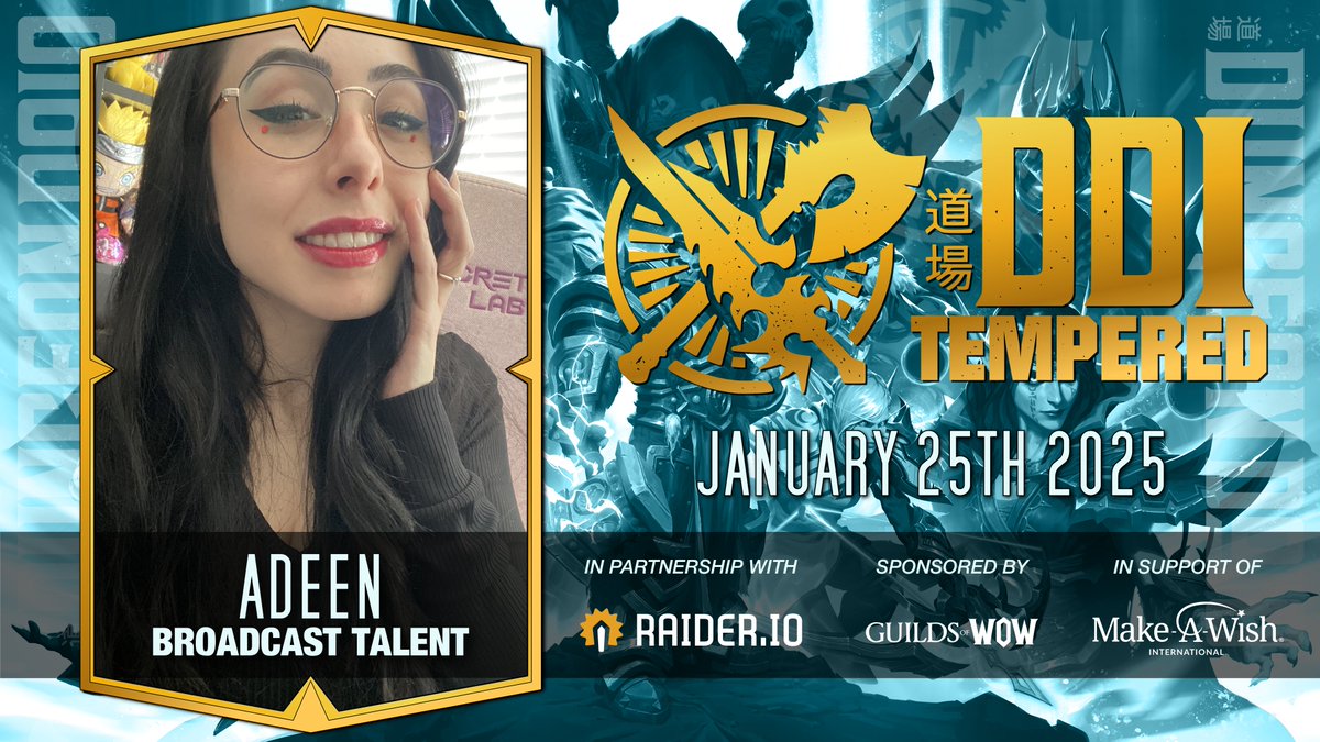 Did you see our announcement regarding Dungeon Dojo Invitational Tempered😏? #DDITEMPERED

Registrations are open now and ends at 6PM CET January 17th 2025. The show begins January 25th 3PM CET, ending January 26th 9AM CET.!!

Sign up and rules can be found at