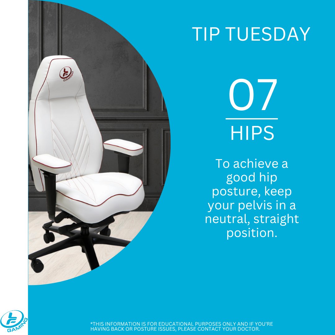 Keep your knees hip-length apart from each other and keep your hips and thighs parallel to the floor.

#ergonomic #pain #pelvis #hips