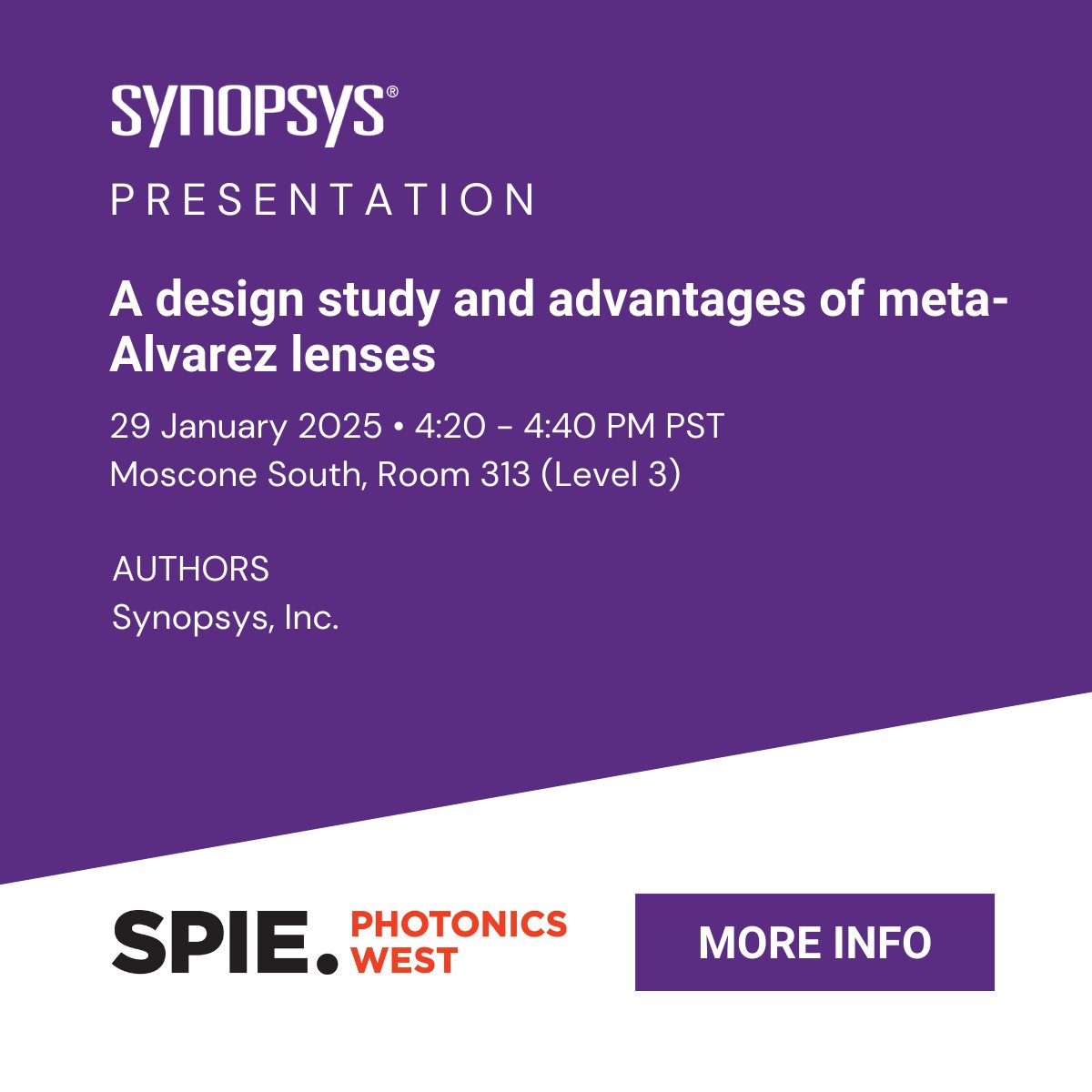 KeysightOptical's tweet photo. Join us at #SPIE #PhotonicsWest for a presentation on meta-Alvarez lenses. Discover how minimal separation between #metalens elements can enhance #MTF. 

https://t.co/w6DneCz7QX

Add to your schedule: 29 Jan 2025, 4:20-4:40 PM PST, Moscone South, Room 313  

#metalenses #optics https://t.co/3A9ObV5ZvG