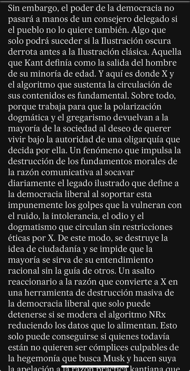 philrozz's tweet photo. Queridos/as amigos/as:

Esta red social ya no es lo que fue. Su dueño, E. Musk, ha decidido ponerla al servicio de la distopía tecnológica y ultraderechista. Toca decir adiós. 

Muchas gracias por todos las ciberexperiencias y momentos compartidos. https://t.co/3cl7kQmKBr