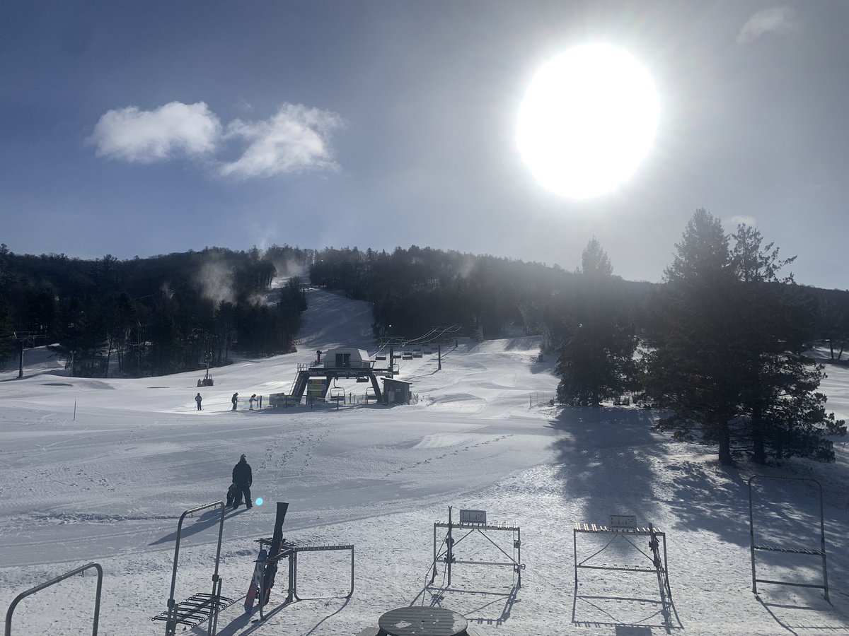 Sunshine and corduroy <a href="/MohawkMountain/">Mohawk Mountain</a> <a href="/SKITHEEAST/">SKI THE EAST</a>