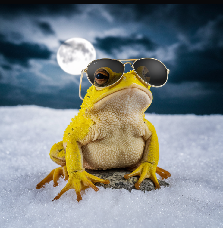 BlackTigerMiner's tweet photo. It's Cold outside. But the Future of Turbo Toad is bright. So bright were going to need shades.
#turboapp #TURBO $turbo
@TurboToadToken
#turboturnup #TurboChain https://t.co/tqjZyzIlvf